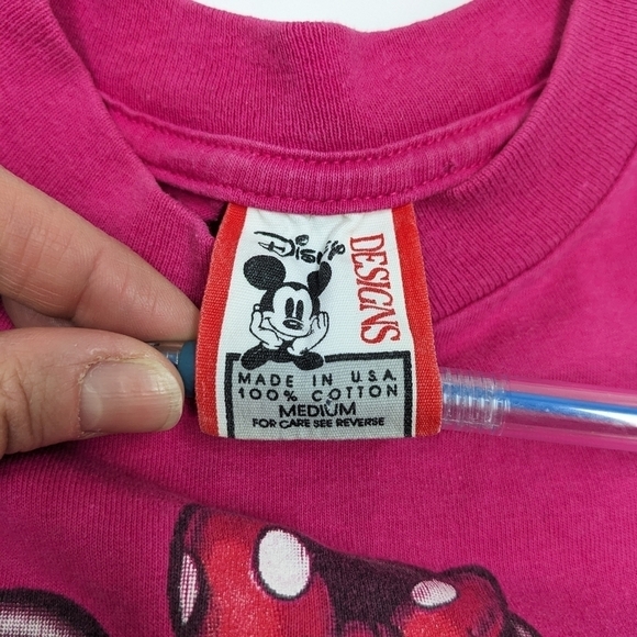 Disney World Minnie Mouse vintage pink t-shirt - Picture 8 of 11